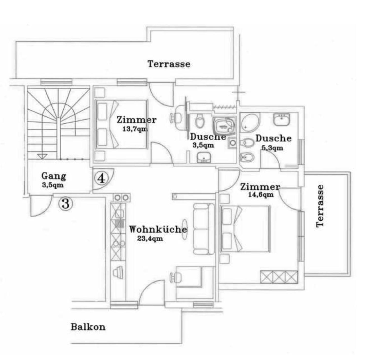 Appartementhaus Tratter Algund Buitenkant foto